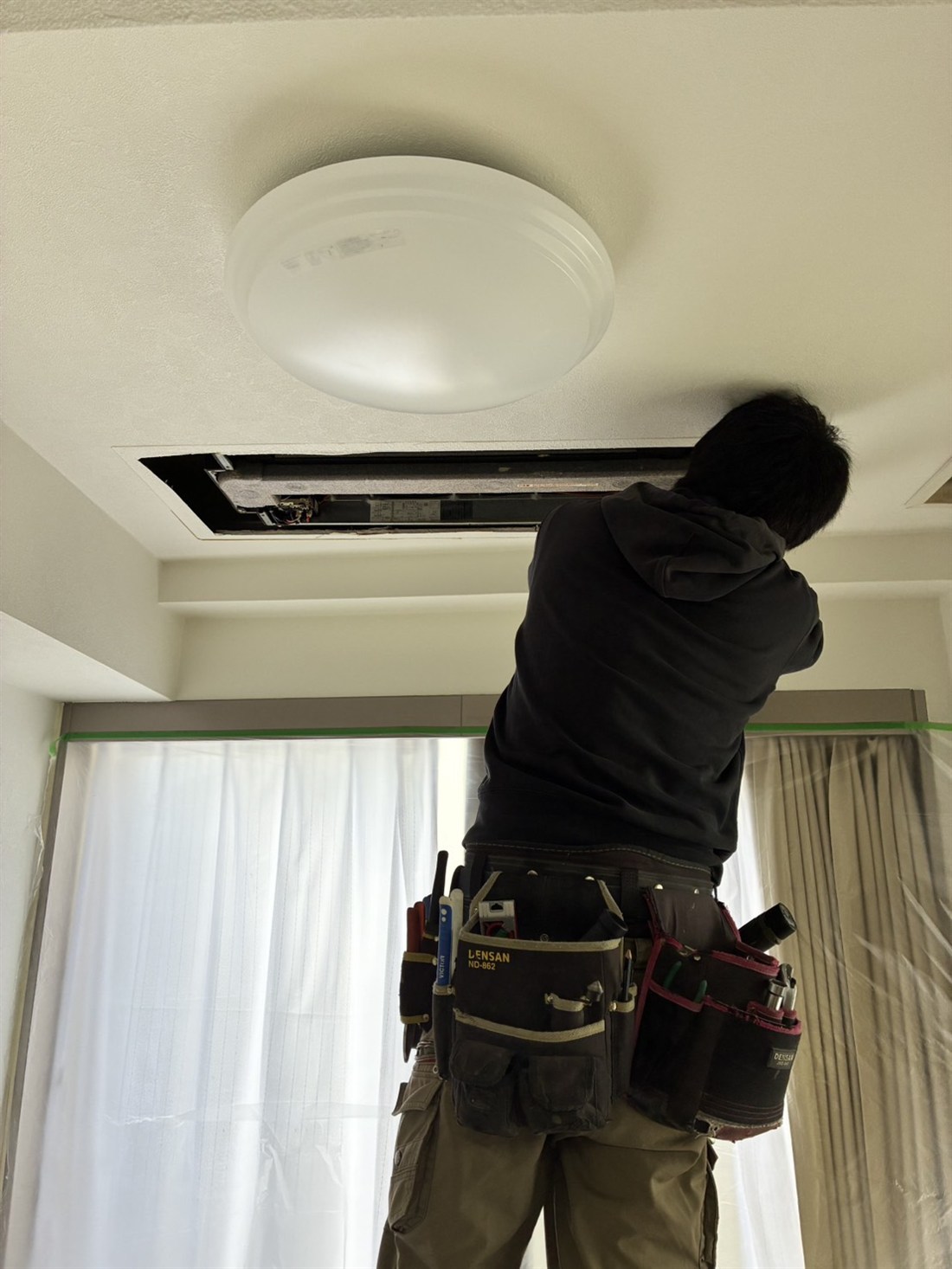Air conditioner unit before installation